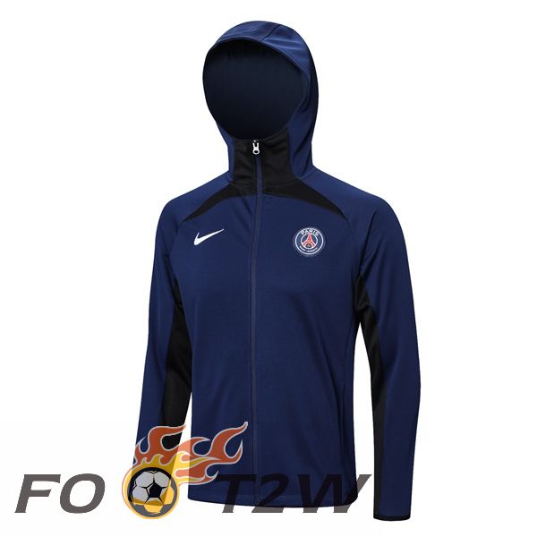 Veste A Capuche Paris PSG Bleu Royal 2023/2024