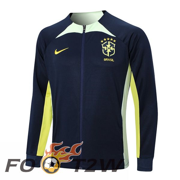 Veste Foot Bresil Bleu Royal 2023/2024