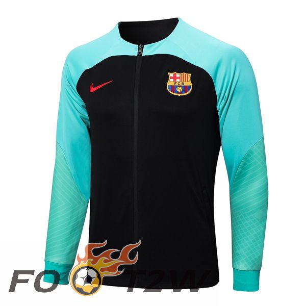 Veste Foot FC Barcelone Noir Vert 2023/2024