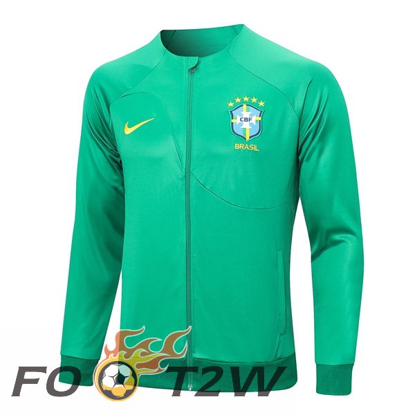 Veste Foot Bresil Vert 2023/2024