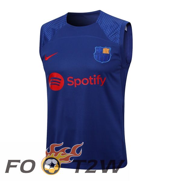 Gilet De Foot FC Barcelone Bleu 2023/2024