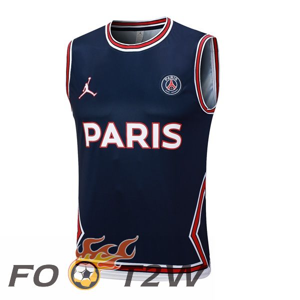 Gilet De Foot Paris PSG Bleu Royal 2023/2024