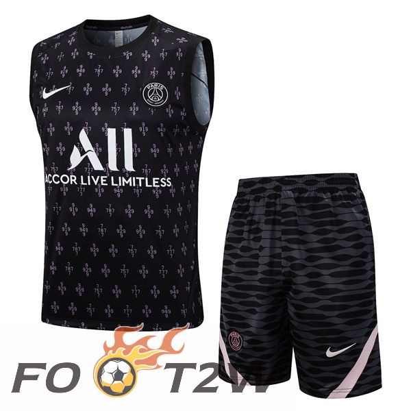 Gilet De Foot Paris PSG + Shorts Noir 2023/2024