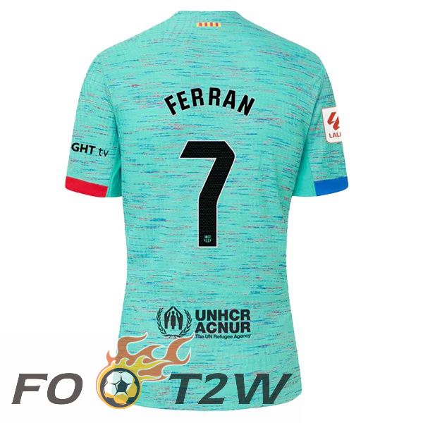 Maillot De Foot FC Barcelone (FERRAN 7) Third Vert 2023/2024