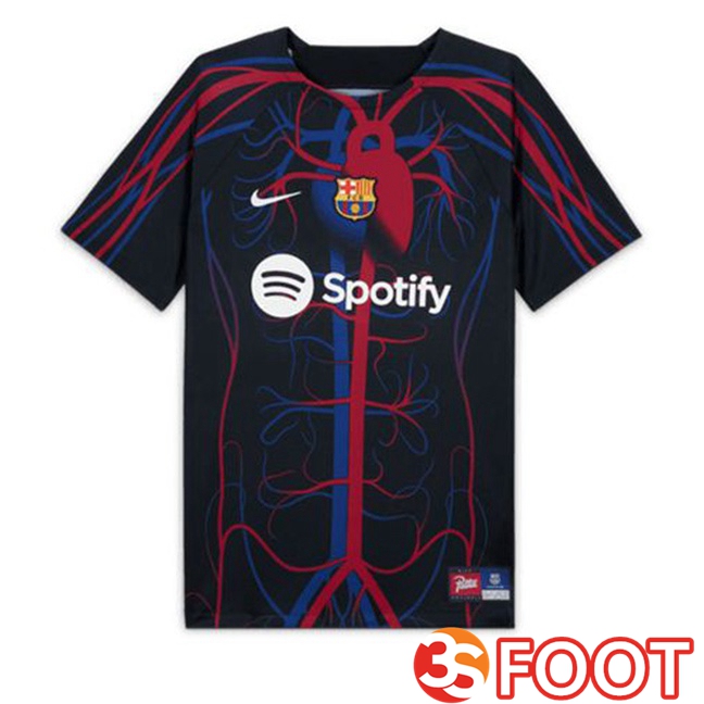 Maillot De Foot FC Barcelone Bleu Rouge 2023/2024