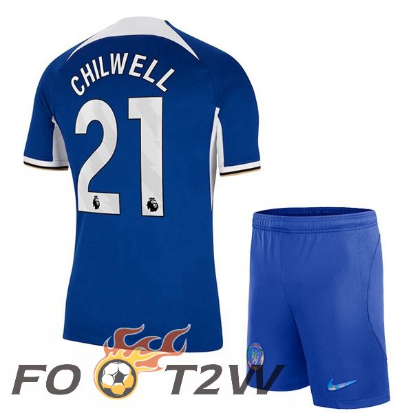 Maillot De Foot FC Chelsea (Chilwell 21) Enfant Domicile Bleu 2023/2024