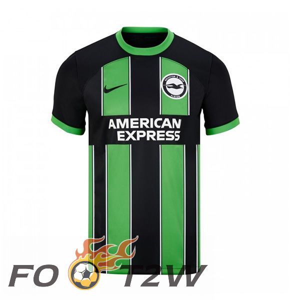 Maillot De Foot FC Brighton Exterieur Vert Noir 2023/2024