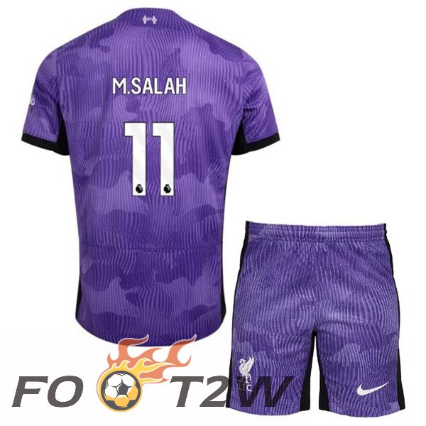 Maillot De Foot FC Liverpool (M.SALAH 11) Enfant Third Pourpre 2023/2024