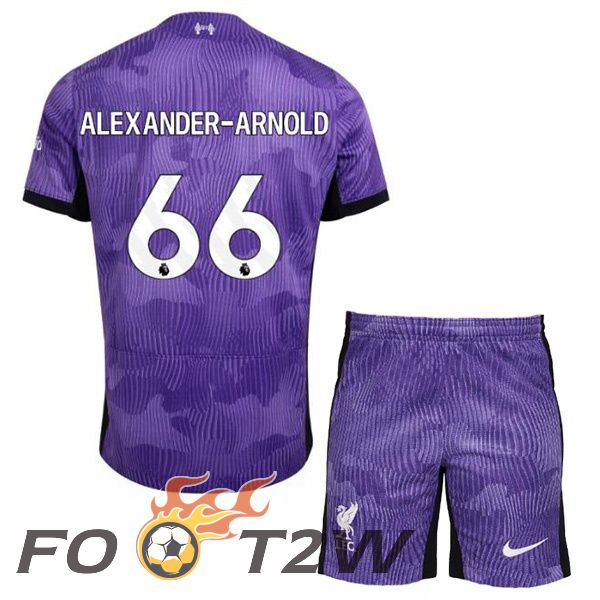 Maillot De Foot FC Liverpool (ALEXANDER-ARNOLD 66) Enfant Third Pourpre 2023/2024