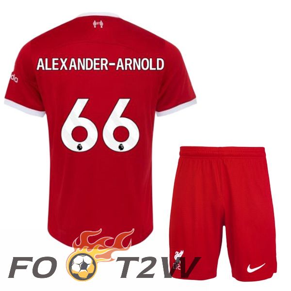 Maillot De Foot FC Liverpool (ALEXANDER-ARNOLD 66) Enfant Domicile Rouge 2023/2024