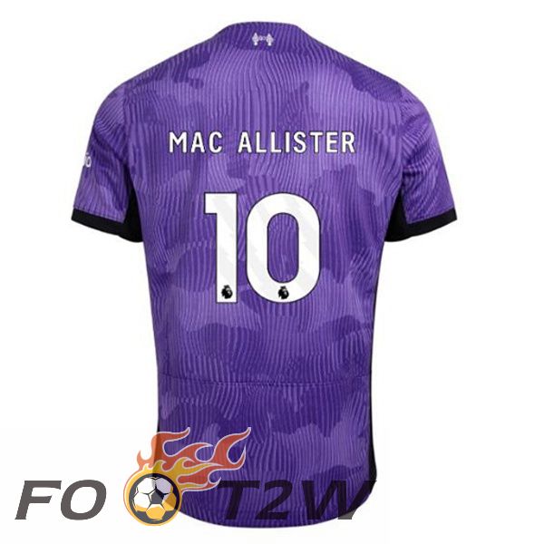 Maillot De Foot FC Liverpool (MAC ALLISTER 10) Third Pourpre 2023/2024