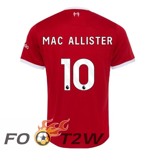 Maillot De Foot FC Liverpool (MAC ALLISTER 10) Domicile Rouge 2023/2024