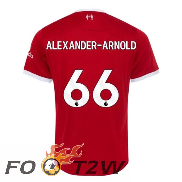 Maillot De Foot FC Liverpool (ALEXANDER-ARNOLD 66) Domicile Rouge 2023/2024