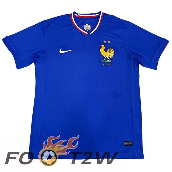 Maillot Foot Equipe De France Domicile Bleu Version Fuite UEFA Euro 2024