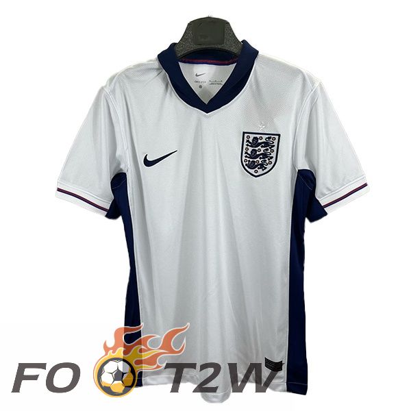 Maillot Foot Equipe De Angleterre Domicile Blanc Version Fuite UEFA Euro 2024