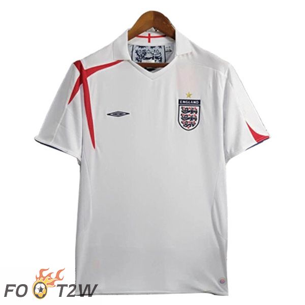 Maillot De Foot Angleterre Retro Domicile 2005