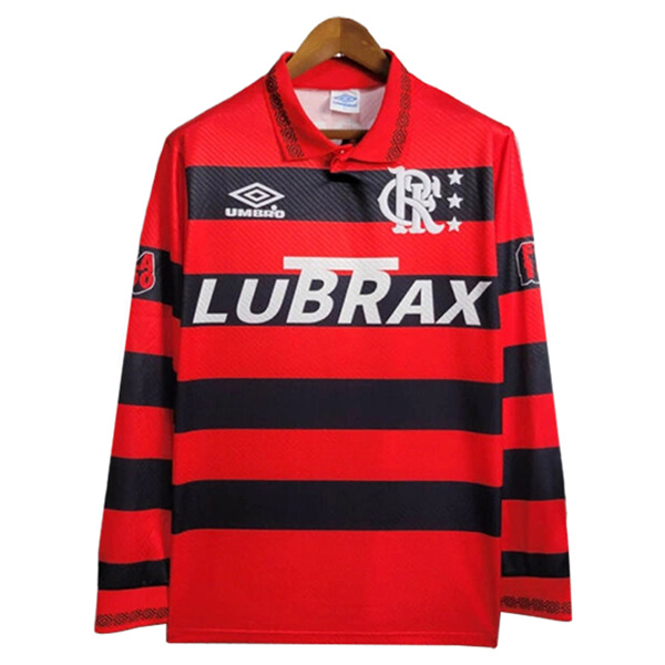 Maillot De Foot Flamengo Retro Domicile Manches Longues 1994/1995