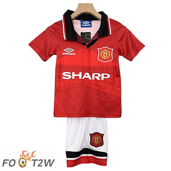 Maillot De Foot Manchester United Retro Enfant Domicile 1994/1996