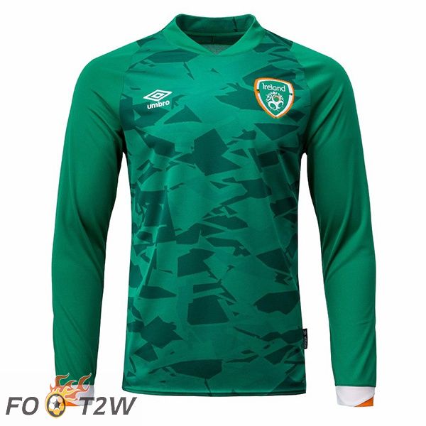 Maillot Foot Equipe de Irlande Domicile Manche Longue Vert 2022/2023