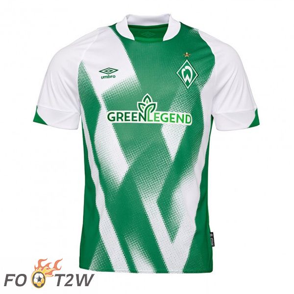 Maillot De Foot SV Werder Bremen Domicile Vert Blanc 22/23