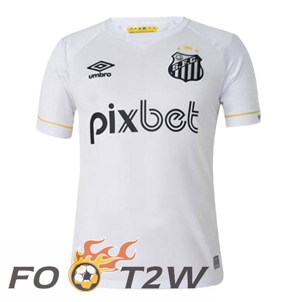 Maillot De Foot Santos FC Domicile Blanc 2023/2024