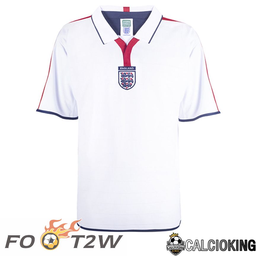 Maillot De Foot Angleterre Retro Domicile 2004