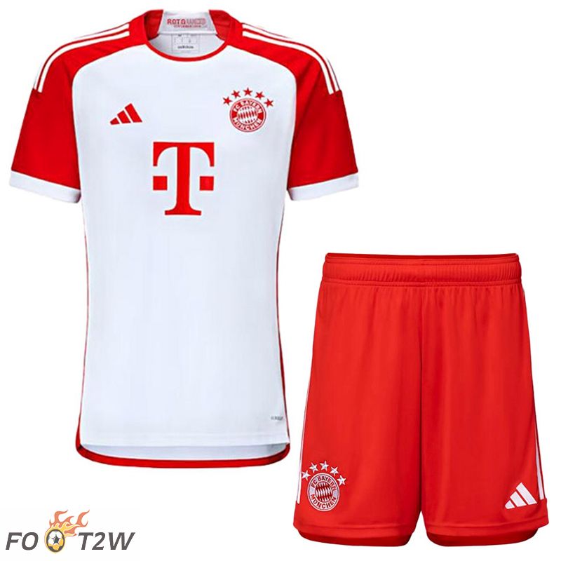 Ensemble Maillot Foot Bayern Munich Domicile + Shorts 2023/2024