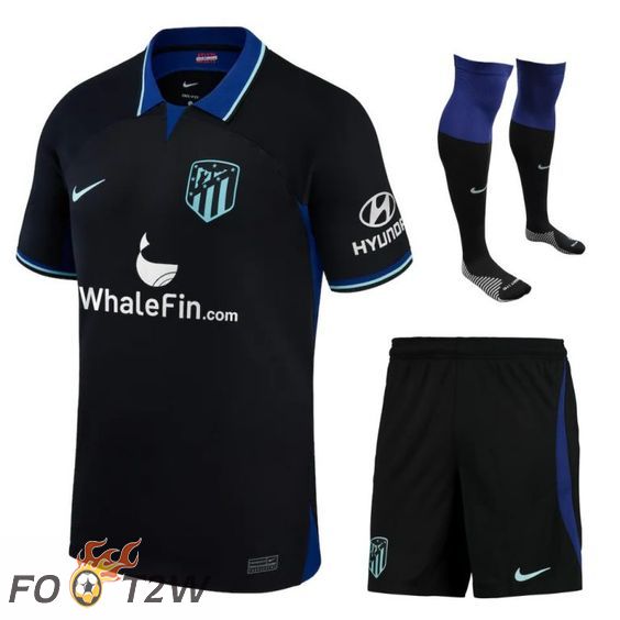 Ensemble Maillot Foot Atletico Madrid Exterieur (Short + Chaussettes) 2022/2023