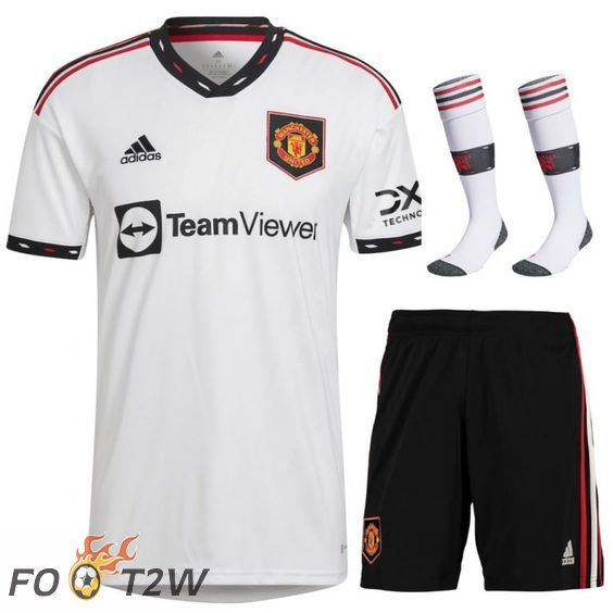 Ensemble Maillot Foot Manchester United Exterieur (Short + Chaussettes) 2022/2023