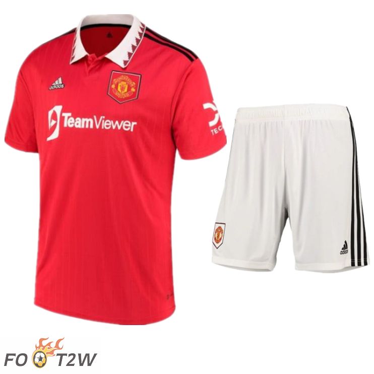 Ensemble Maillot Foot Manchester United Domicile + Short 2022/2023