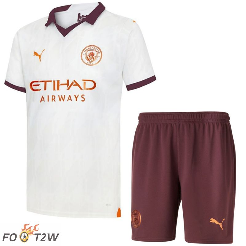 Ensemble Maillot Foot Manchester City Exterieur + Shorts 2023/2024