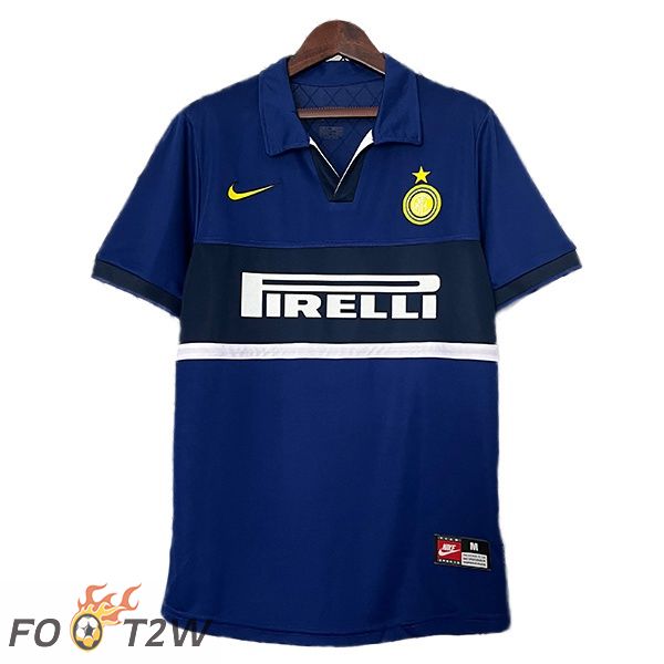 Maillot De Foot Inter Milan Retro Third Bleu 1998-1999