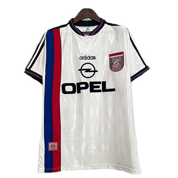 Maillot De Foot Bayern Munich Retro Exterieur Blanc 1996-1998