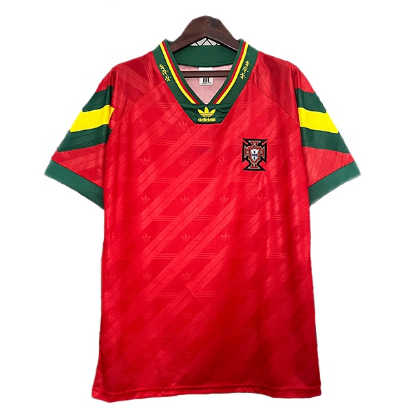 Maillot De Foot Portugal Retro Domicile Rouge 1992-1994