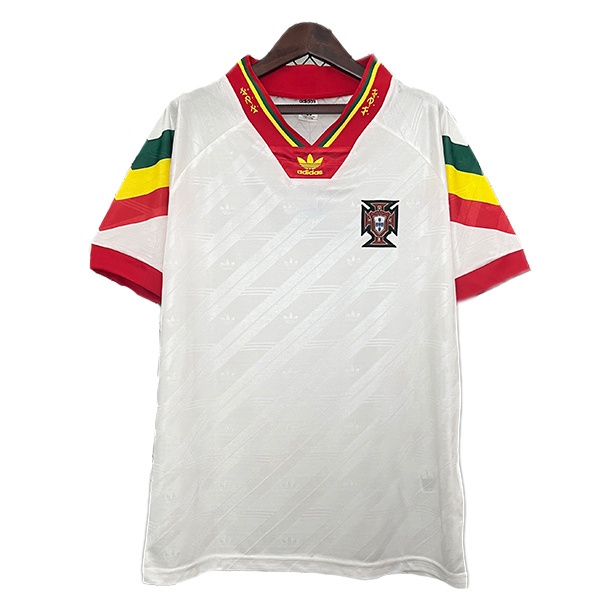 Maillot De Foot Portugal Retro Exterieur Blanc 1992-1994