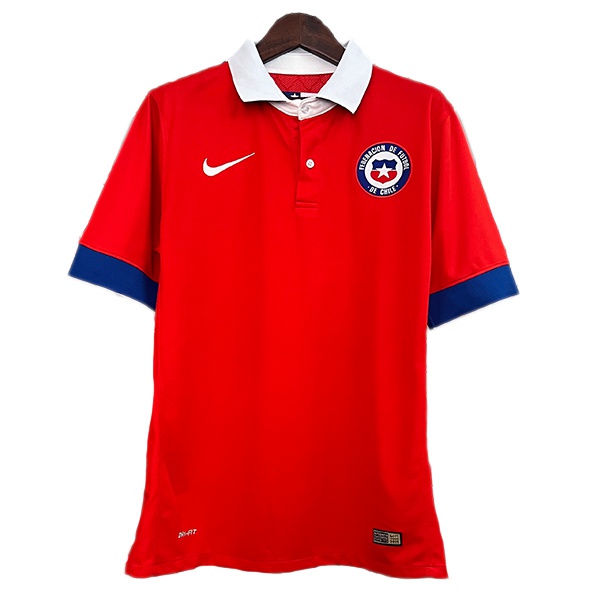 Maillot De Foot Chili Retro Domicile Rouge 2015-2016