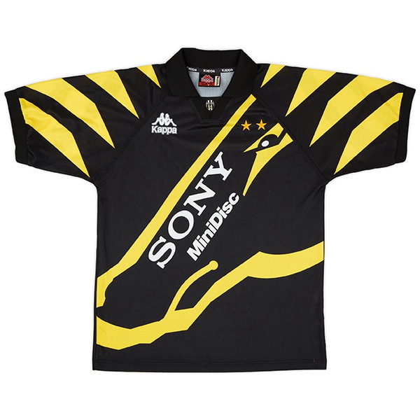 Maillot De Foot Juventus Retro Third Noir Jaune 1996-1997