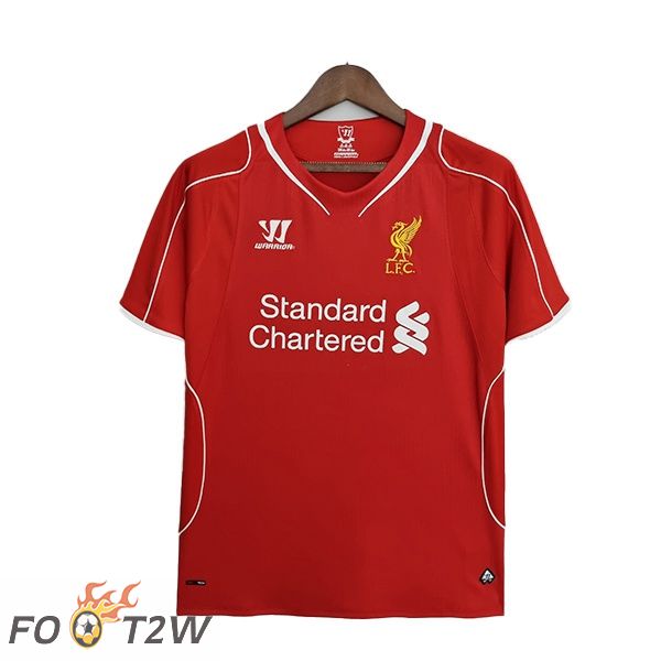 Maillot de Foot FC Liverpool Retro Domicile Rouge 2014-2015