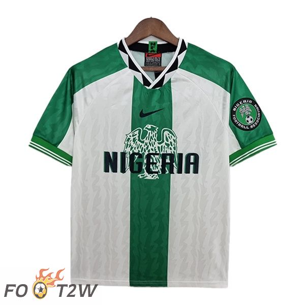 Maillot de Foot Nigeria Retro Exterieur Vert 1996-1998