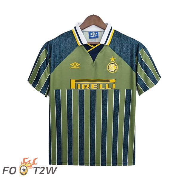 Maillot de Foot Inter Milan Retro Exterieur Vert 1995-1996