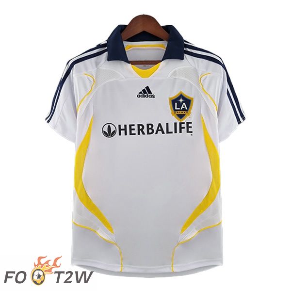 Maillot de Foot LA Galaxy Retro Domicile Blanc 2007