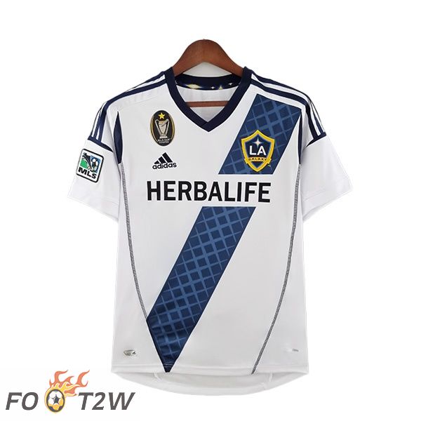 Maillot de Foot LA Galaxy Retro Domicile Blanc 2012