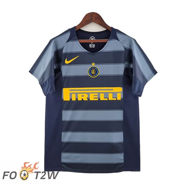 Maillot de Foot Inter Milan Retro Third Bleu 2004-2005