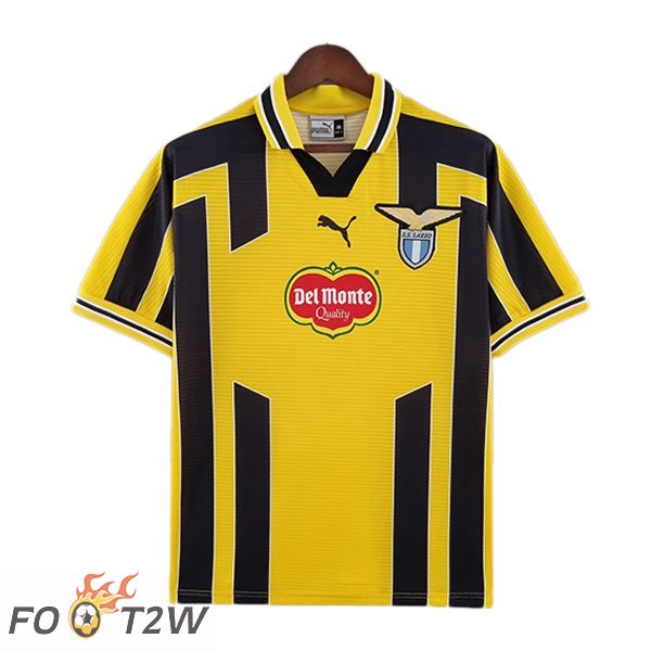 Maillot de Foot SS Lazio Retro Third Jaune 1998-2000