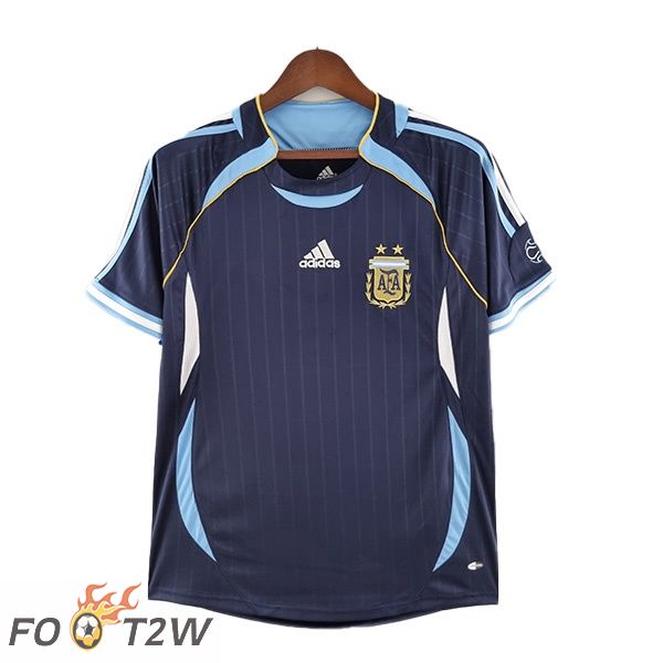 Maillot de Foot Argentine Retro Exterieur Bleu 2006