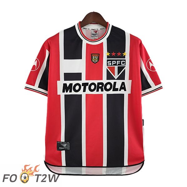 Maillot de Foot Sao Paulo FC Retro Exterieur Rouge 2000