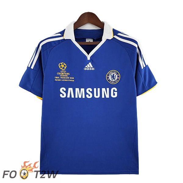 Maillot de Foot FC Chelsea Retro Domicile Bleu 2008-2009