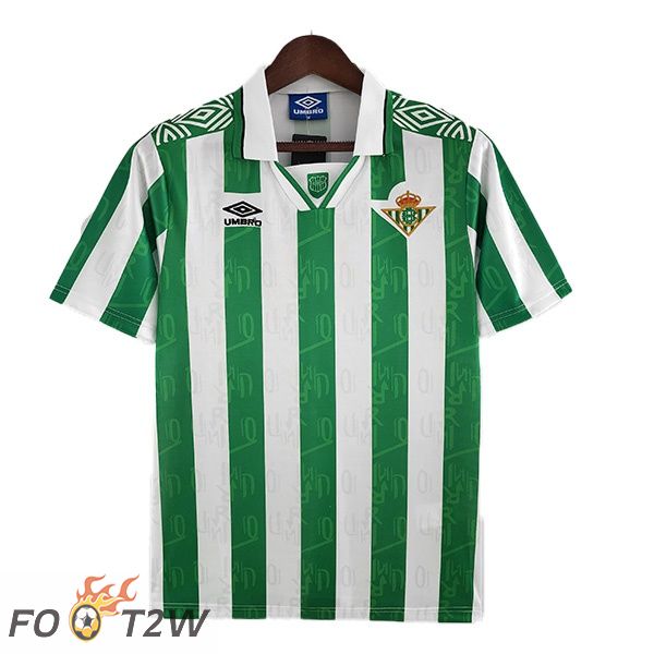 Maillot de Foot Real Betis Retro Domicile Vert 1994-1995