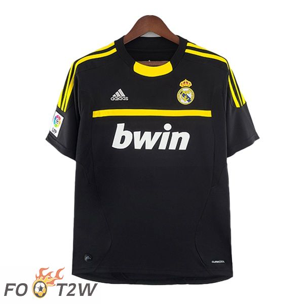 Maillot de Foot Real Madrid gardien de but Retro Noir 2011-2012