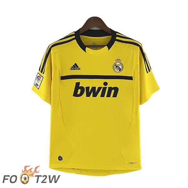 Maillot de Foot Real Madrid gardien de but Retro Jaune 2011-2012